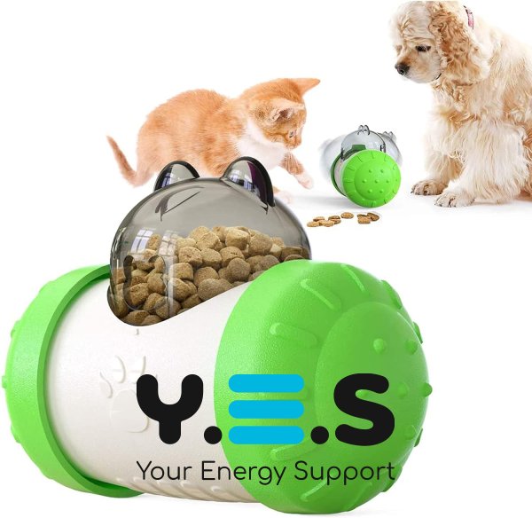 Інтерактивна годівниця-іграшка для собак і котів LY-732: розумний тумблер-дозатор для повільного годування та розвитку