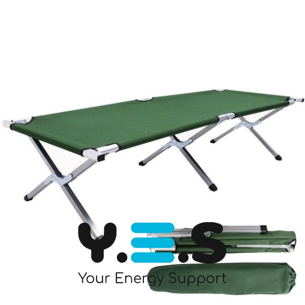 Туристичне розкладне ліжко-розкладачка 190×62×42 см, навантаження до 120 кг для кемпінгу та відпочинку