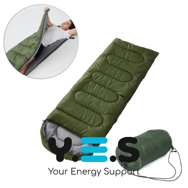 Туристичний спальний мішок з капюшоном 210×75 см (спальник)