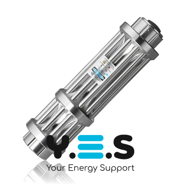 Синя лазерна указка Laser B017 445 нм з 5 насадками у кейсі