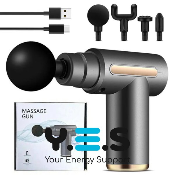 Перкусійний масажер-пістолет Massage Gun XL-1011 для шиї, голови та ніг
