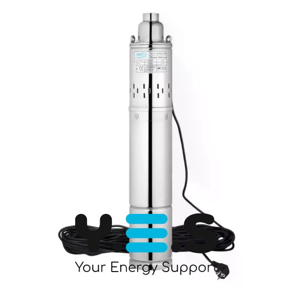 Занурювальний шнековий насос для свердловини Screw Pump 4QGD2, 1500W, напір 120 м, водопостачання дому/дачі