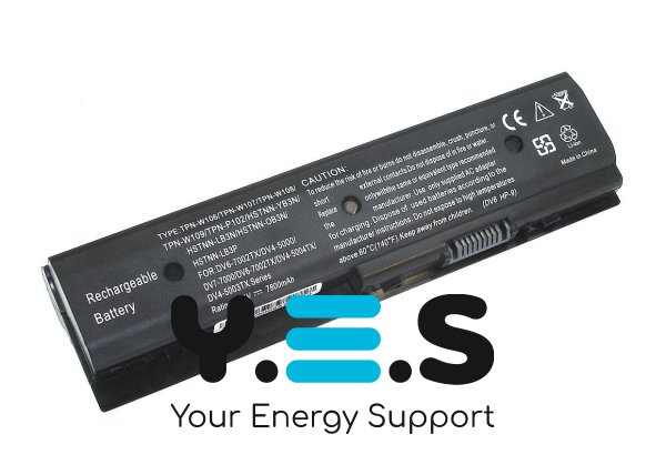 Акумулятор для ноутбука HP Pavilion dv4-5000 dv6-7000 dv6-8000 dv7-7000 HSTNN-LB3N HSTNN-DB3P HSTNN-LB3P HSTNN-OB3N H2L55AA H2L56AA 11.1V 7800mAh 87Wh