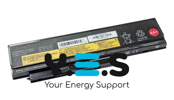 Акумулятор для ноутбука Lenovo ThinkPad X230 0A36305 0A36281 0A36282 0A36283 42T4861 42T4862 42T4863 45N1018 45N1019 Battery 44 44+ 44++ 14.8V 2600mAh 38Wh