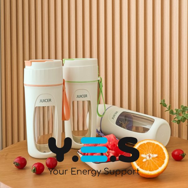 Портативний міні блендер-соковитискач JUICER KS-FSV8 W14, USB зарядка, 340 мл