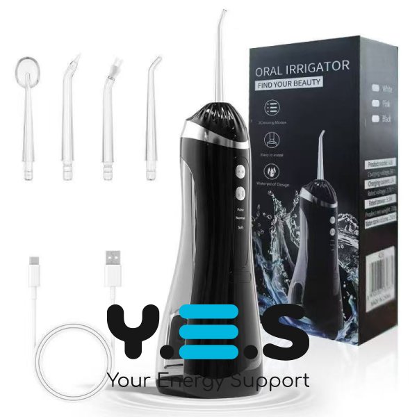 Портативний іригатор для порожнини рота Find your beauty, USB-зарядка, насадки