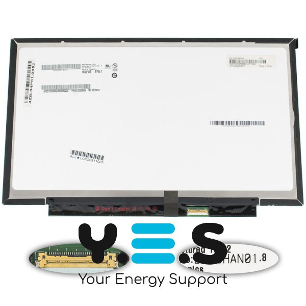 Матриця 14.0" B140HAN01.8 IPS FHD 1920×1080 eDP 30pin Slim LED матова (розʼєм справа внизу)