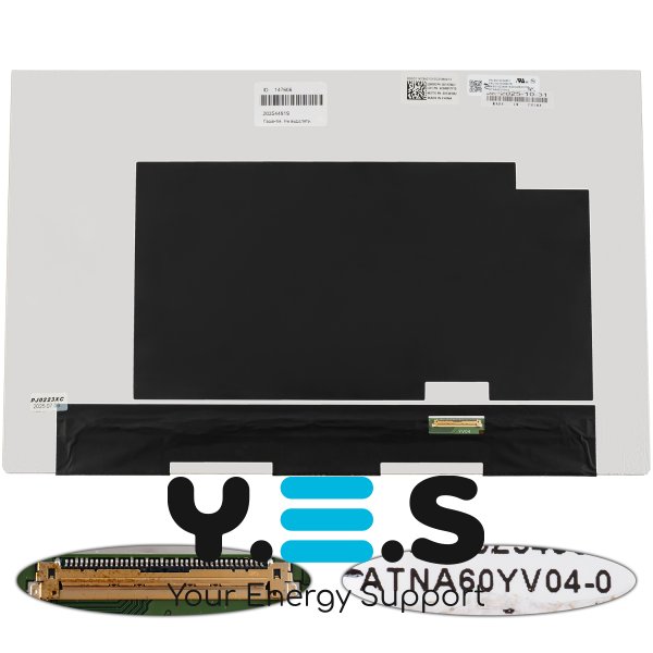 Матриця 16.0" ATNA60YV04-0 3840×2400 IPS OLED DCI-P3 100% eDP 40pin SLIM глянець (renew)