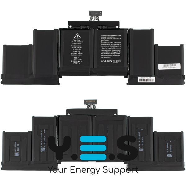 Акумулятор для ноутбука Apple A1494 (A1398 Late 2013–2014) 11.36V 8755mAh 99.5Wh Black