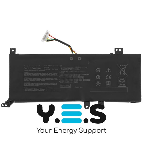 Акумулятор для ноутбука ASUS C21N1818-2 (X412UA, X415JA, X515JP, X515MA) 7.7V 4850mAh 37Wh Black