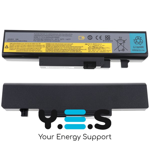 Акумулятор для ноутбука Lenovo 57Y6440 IdeaPad Y460/B560/V560/Y560 10.8V 4400mAh чорний