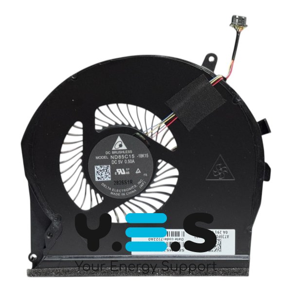 Вентилятор GPU для ноутбука HP Pavilion Gaming 17-CD (TPN-C142), L56873-001