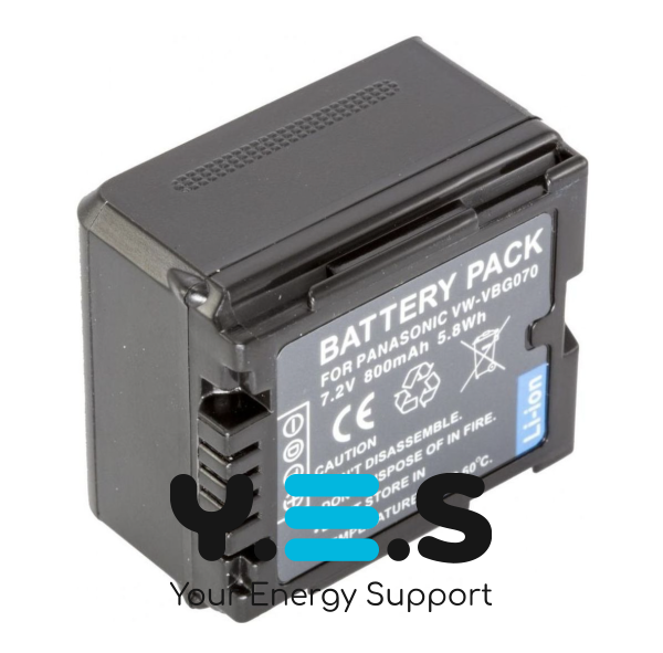 Акумулятор Panasonic VW-VBG070 з чипом 800 мА·год 7.2V Li-Ion для AG-HMC150/AG-HMC153MC/AG-HMC40/AG-HMC7