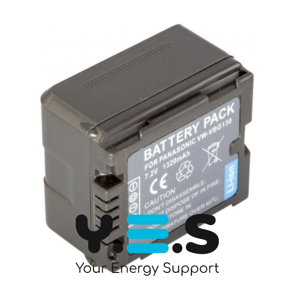 Акумулятор Panasonic VW-VBG130 Chip 1300 мА·год 7.2V Li-Ion для AG-HMC150/153MC/40/7