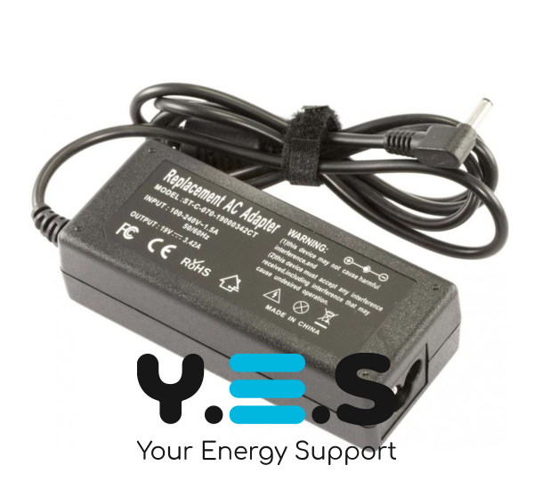 Блок живлення для ноутбука Asus 65W, 19V 3.42A, штекер 4.0×1.35 мм