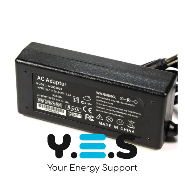 Блок живлення для монітора Samsung SyncMaster 14V 3A, штекер 6.5×4.4 мм, 42W