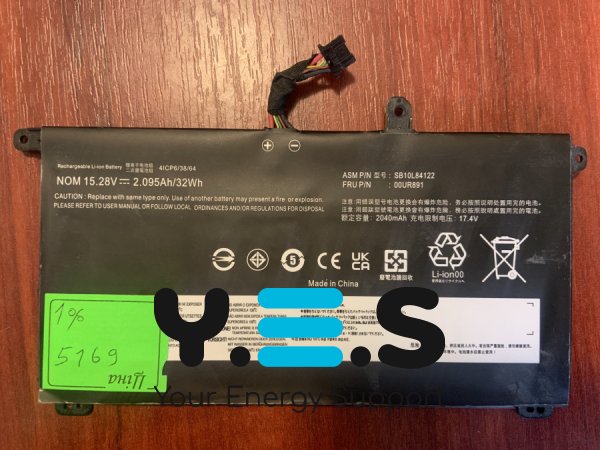 Акумулятор Lenovo B5169 SB10L84122 (знос 1%) для ThinkPad T570/T580/P51s/P52s Original