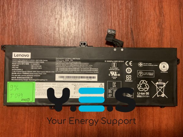 Акумулятор Lenovo L18M6PD1 для ThinkPad X390/X395/X13 Gen, SB10K97657 SB10T83166 5B10W13923 Original