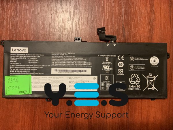 Акумулятор B5076 LENOVO L18M6PD1 знос 13% для ThinkPad X390/X395/X13 Gen SB10K97657/5B10W13923 Original