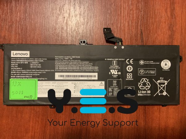 Акумулятор LENOVO L18M6PD1 (знос 18%) для ThinkPad X390/X395/X13 Gen, SB10K97657/SB10T83166/5B10W13923 Original