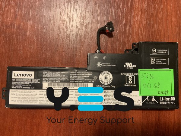 Акумулятор Lenovo SB10K97578 (B5068), знос 52% для ThinkPad T470/T480/A475/A485/A285 Original
