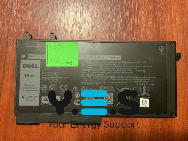 Акумулятор Dell 4GVMP/1V1XF (B5056) знос 50% для Latitude 5401/5501/5411/5410/5511/3540, Precision 3540/3550, Inspiron 7590/7591/7791 2-in-1 Original