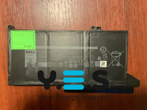 Акумулятор DELL DJ1J0 (знос 57%) для Latitude 7280/7290/7380/7390/7480/7490/E7280/E7290/E7380/E7484 Original