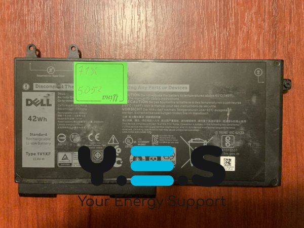 Акумулятор B5052 для Dell Latitude 5401/5501/5411/5410/5511/3540, Precision 3540/3550, Inspiron 7590/7591/7791 2-in-1 (4GVMP, 1V1XF) Original