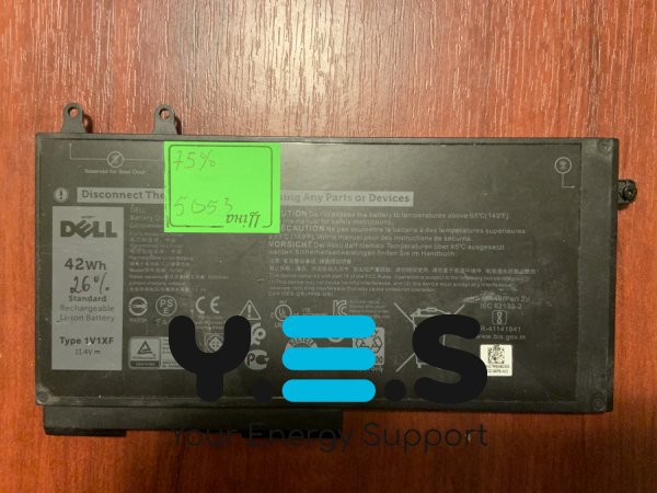 Акумулятор Dell B5053 1V1XF (4GVMP), знос 75% для Latitude 5401/5501/5411/5410/5511/3540, Precision 3540/3550, Inspiron 7590/7591/7791 2-in-1 Original