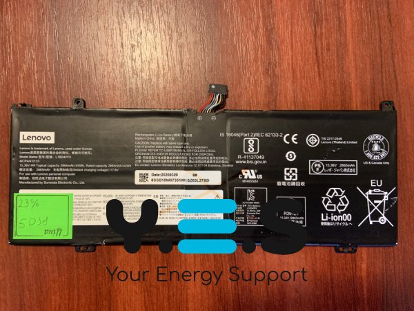 Акумулятор B5038 Lenovo L18D4PF0 (знос 23%) для ThinkBook 13s-IWL/13s-IML/14s-IWL/14s-IML/V540S Original