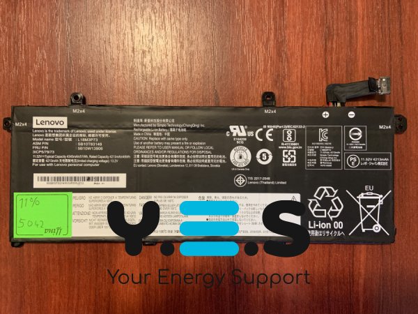 Акумулятор Lenovo L18M3P73 (знос 11%) для ThinkPad T490/T495/P43S/P14s 1st/T14 1st Original