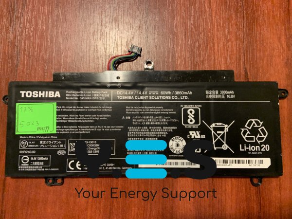 Акумулятор B5023 для Toshiba Tecra Z50-A-11H, Z40, Z50 (PA5149U-1BRS) знос 17% Original