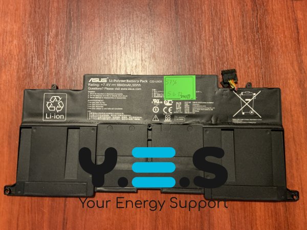 Акумулятор B5012 ASUS C22-UX31 (знос 57%) для ZenBook UX31/UX31A/UX31E Ultrabook Original