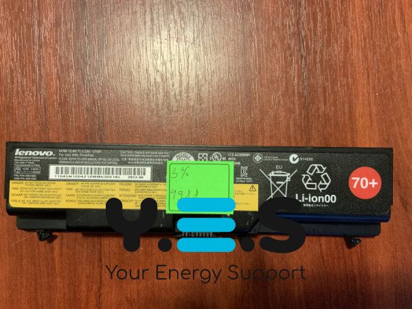 Акумулятор B4988 LENOVO 45N1005 (знос 3%) для ThinkPad T430/T430i/T530/T530i/W530/L430/L530/SL430/SL530 Original