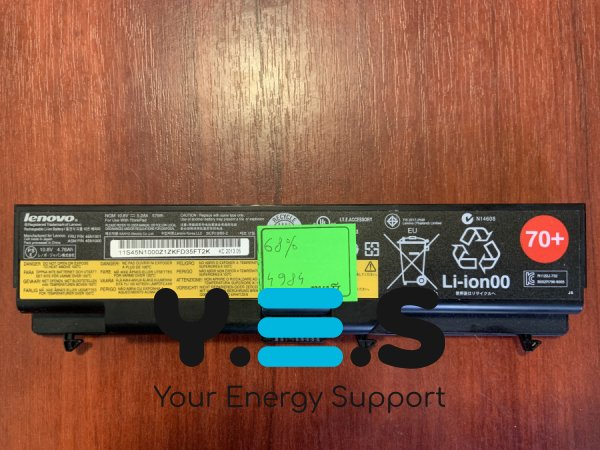 Акумулятор Lenovo 45N1001 (знос 68%) для ThinkPad T430/T430i/T530/T530i/W530/L430/L530/SL430/SL531 Original