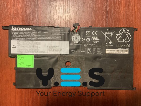 Акумулятор Lenovo ThinkPad X1 Carbon G2 (2014) P/N 45N1700/45N1701/45N1702/45N1703, 29% знос Original