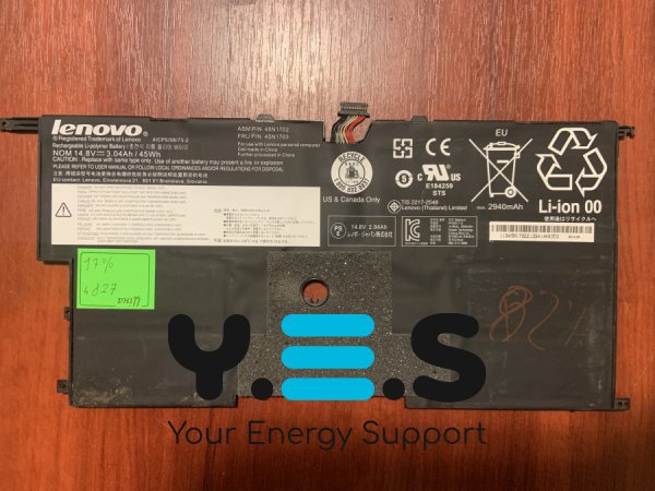Акумулятор B4827 для Lenovo ThinkPad X1 Carbon G2 (2014), P/N 45N1700/45N1701/45N1702/45N1703, 4ICP5/58/73-2 Original
