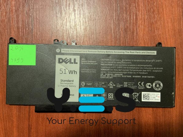 Акумулятор Dell G5M10 (B4799) 20% знос б/в для Latitude E5250/E5450/E5550/3160/3350 Original