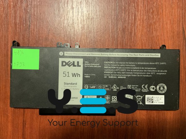 Акумулятор B4793 Dell G5M10 (знос 48%) для Latitude E5250/E5450/E5550/3160/3350, 8V5GX/R9XM9/WYJC2/1KY05 Original