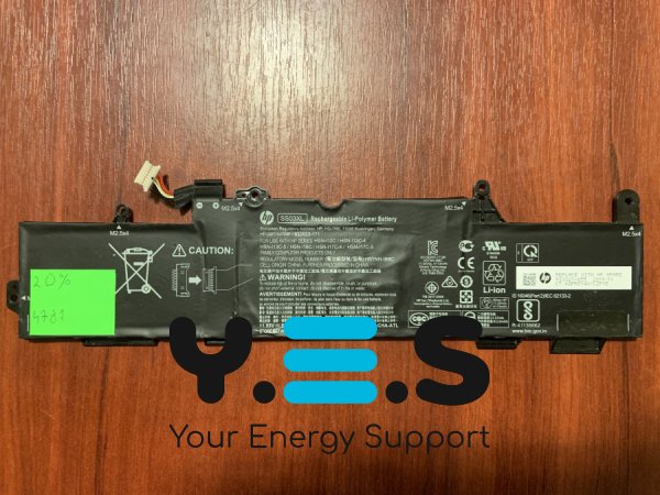 Акумулятор HP SS03XL (B4787), знос 20%, б/у: EliteBook 840 G5/730/735/740/745/830/836/846, 735/745/830/840 G6, ZBook 14U G5/G11 Original