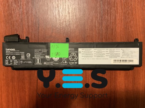 Акумулятор Lenovo SB10F46461 (B4780) для ThinkPad T460S/T470S, знос 17% Original