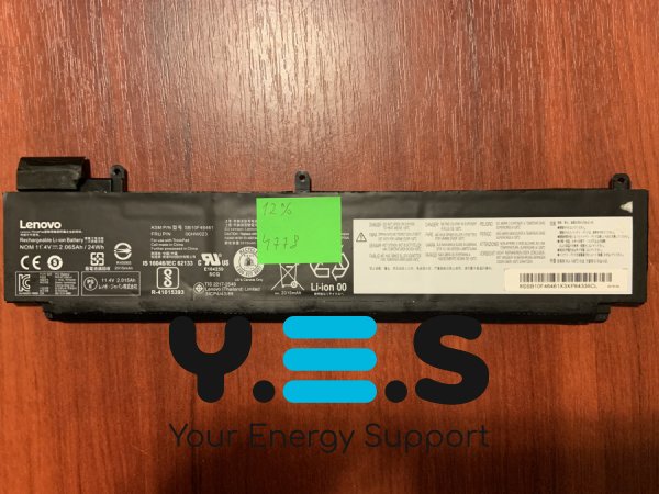 Акумулятор Lenovo SB10F46461 (00HW023), знос 12%, для ThinkPad T460S/T470S Original