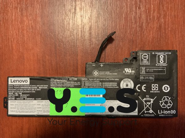 Акумулятор Lenovo SB10K97578 (знос 71%) для ThinkPad T470 T480 A475 A490 Original