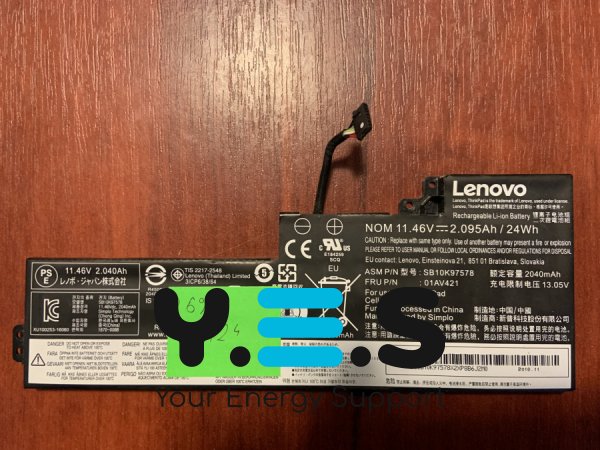 Акумулятор B4724 для Lenovo ThinkPad T470/T480/A475/A485/A285 SB10K97578 (знос 27%) Original