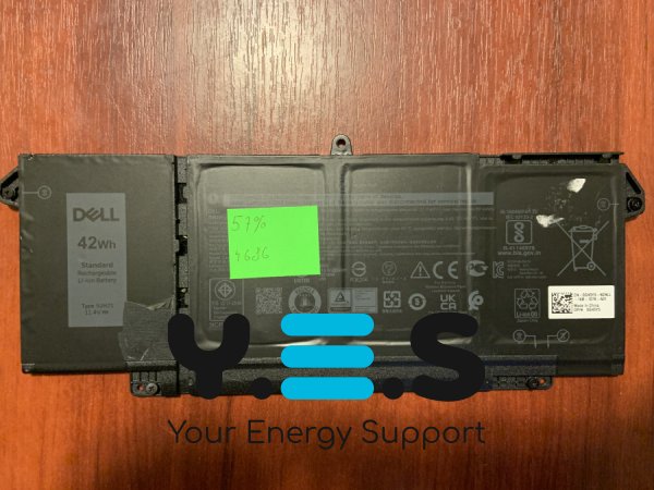 Акумулятор Dell 9JM71 знос 57% для Latitude 5320/7320/7420/7520 (заміна HDGJ8,MHR4G,7FMXV,TN2GY,4M1JN,1PP63) Original