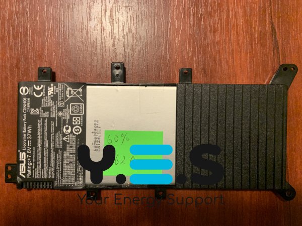 Акумулятор для ноутбука ASUS C21N1408 (B4620), знос 60%, для VivoBook 4000 V555L/MX555/A555LJ/F554LD/F555LA/V555LB Original