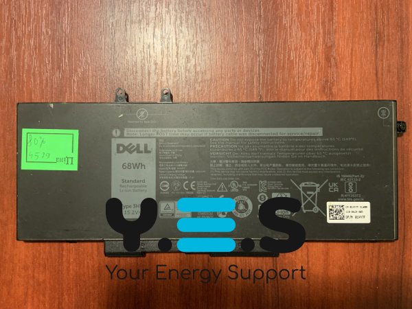Акумулятор Dell B4579 3HWPP знос 80% для Latitude 5401/5501/5411/5410/5511/Precision 3540/3550/Inspiron 7590/7591/7791 2-in-1 (4GVMP,1V1XF) Original