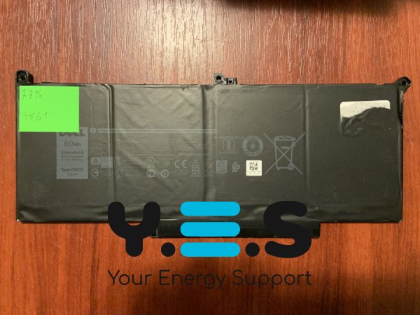 Акумулятор B4561 DELL F3YGT (знос 77%) для Latitude 7280/7290/7380/7390/7480/7490, E7280/E7290/E7380/E7480/E7484 Original