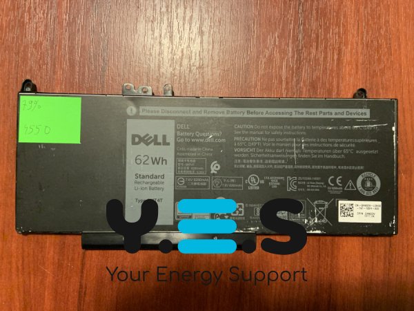 Акумулятор Dell 6MT4T (B4550), знос 79% для Latitude E5270/E5470/E5570, Precision M3510 Original