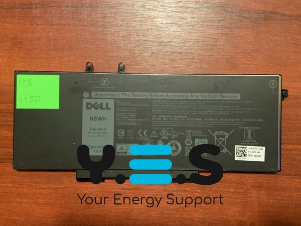 Акумулятор Dell B4450 3HWPP (знос 74%) для Latitude 5401/5501/5411/5410/5511/Precision 3540/3550 Original
